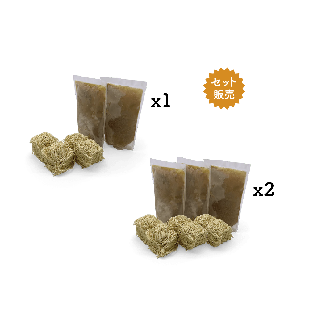 【送料無料】中華そば(16食分)セット販売